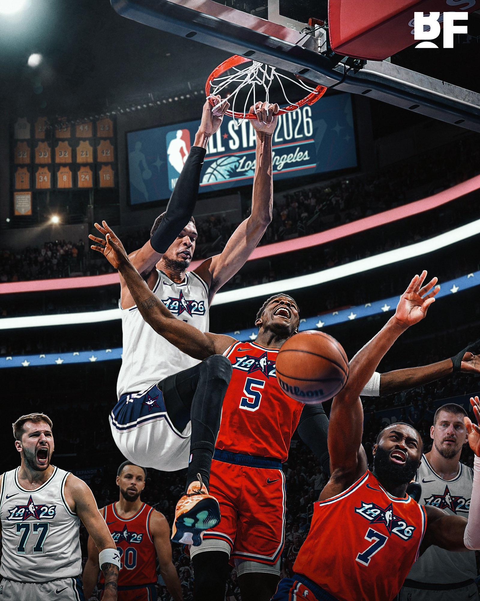 期待斑马的第一次全明星。NBA