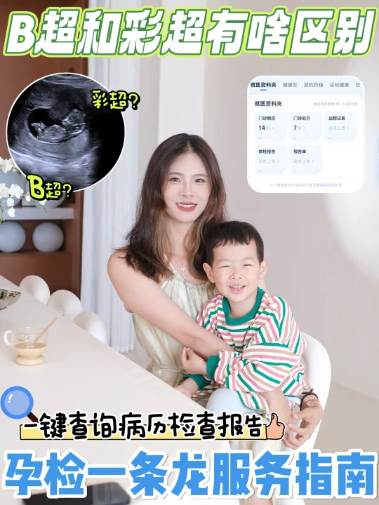 👉🏻搞懂彩超B超区别✅一次性查过往检查报告