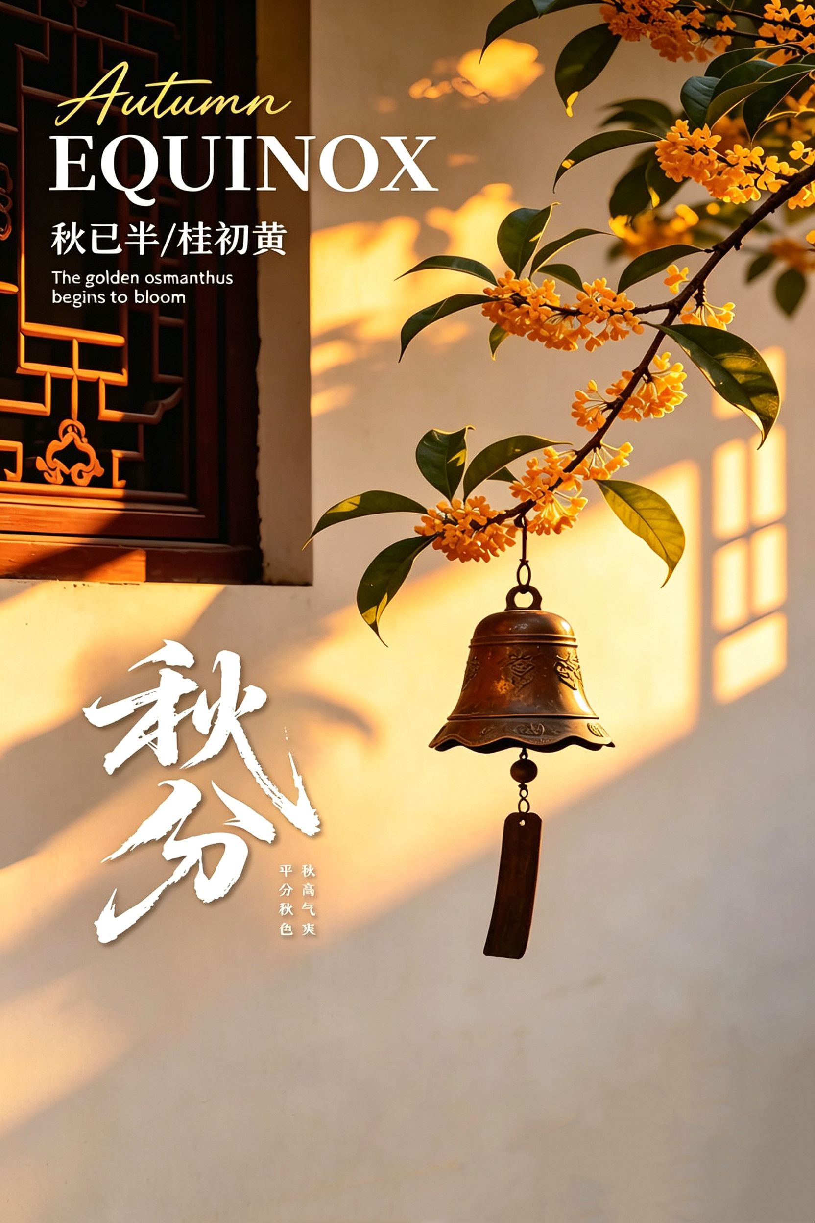2026秋分节气祝福图片海报壁纸拿图吱一声噢～ ​​​秋分节气秋分 ​​​