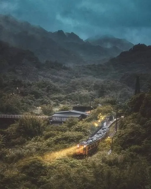 美图欣赏——无人车站 - 深山中的孤独之美