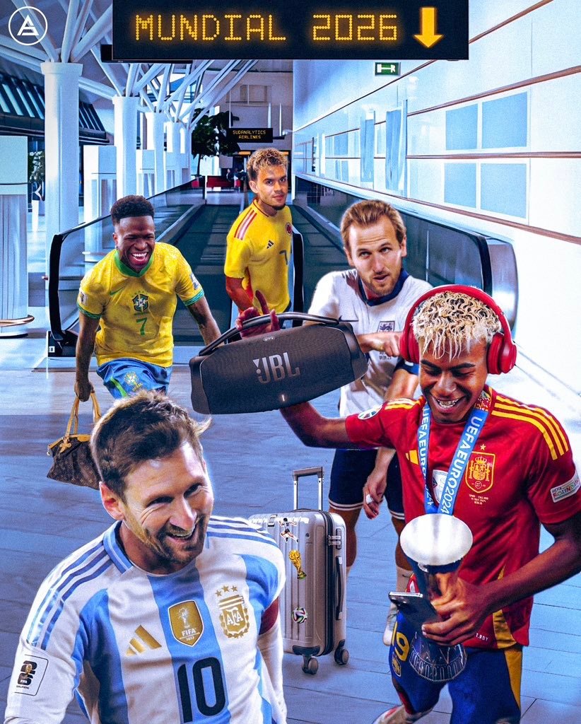 🏆🎟️ 这些是申请2026美加墨世界杯 门票最多的国家，不包括东道主：🇦?