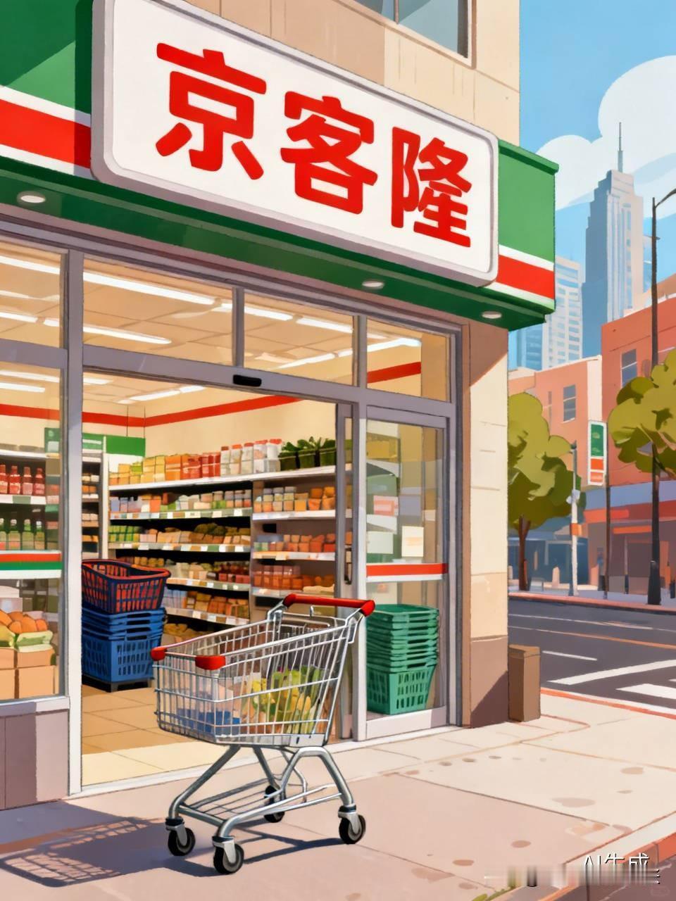 京客隆超市是北京京客隆商业集团股份有限公司旗下的，还是香港上市公司呢。
它有大卖