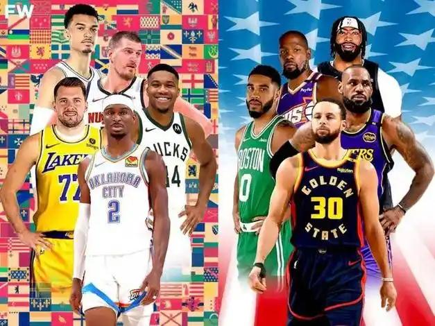 下赛季NBA全明星赛考虑要改成世界队VS美国队

世界队的阵容有

中锋第一人：