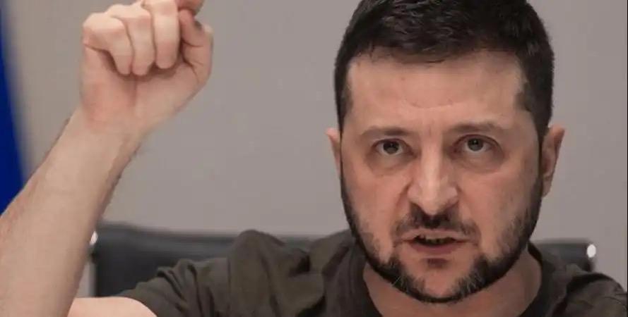 乌克兰人也是战斗民族，无论俄罗斯怎么打都不服。乌克兰总统泽连斯基在接受媒体采访时
