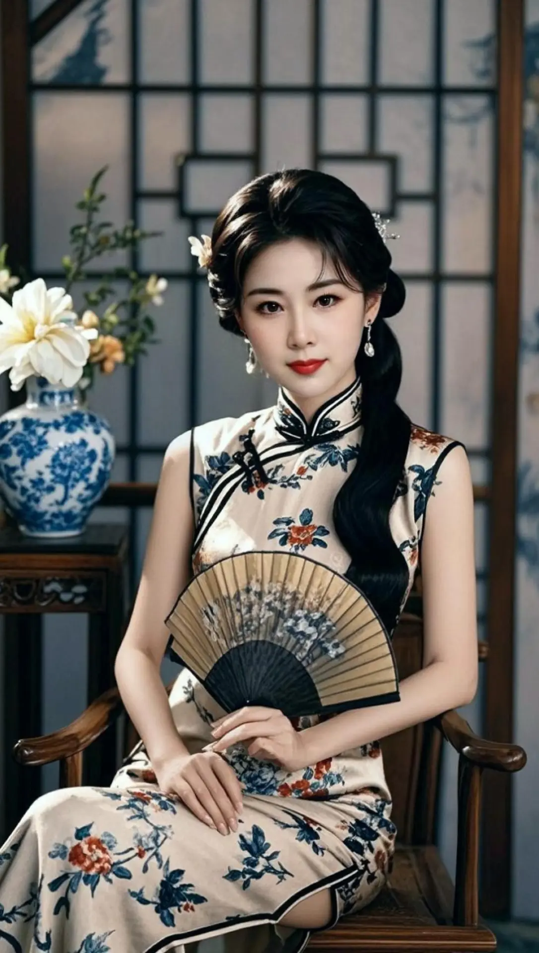 AI中式优雅写真 随变ai随便玩