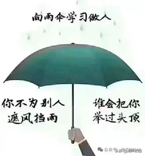 七律《向伞悟人生》
 
立身当效伞中贤，
肯为苍生挡雨烟。
默默撑开遮苦境，
殷