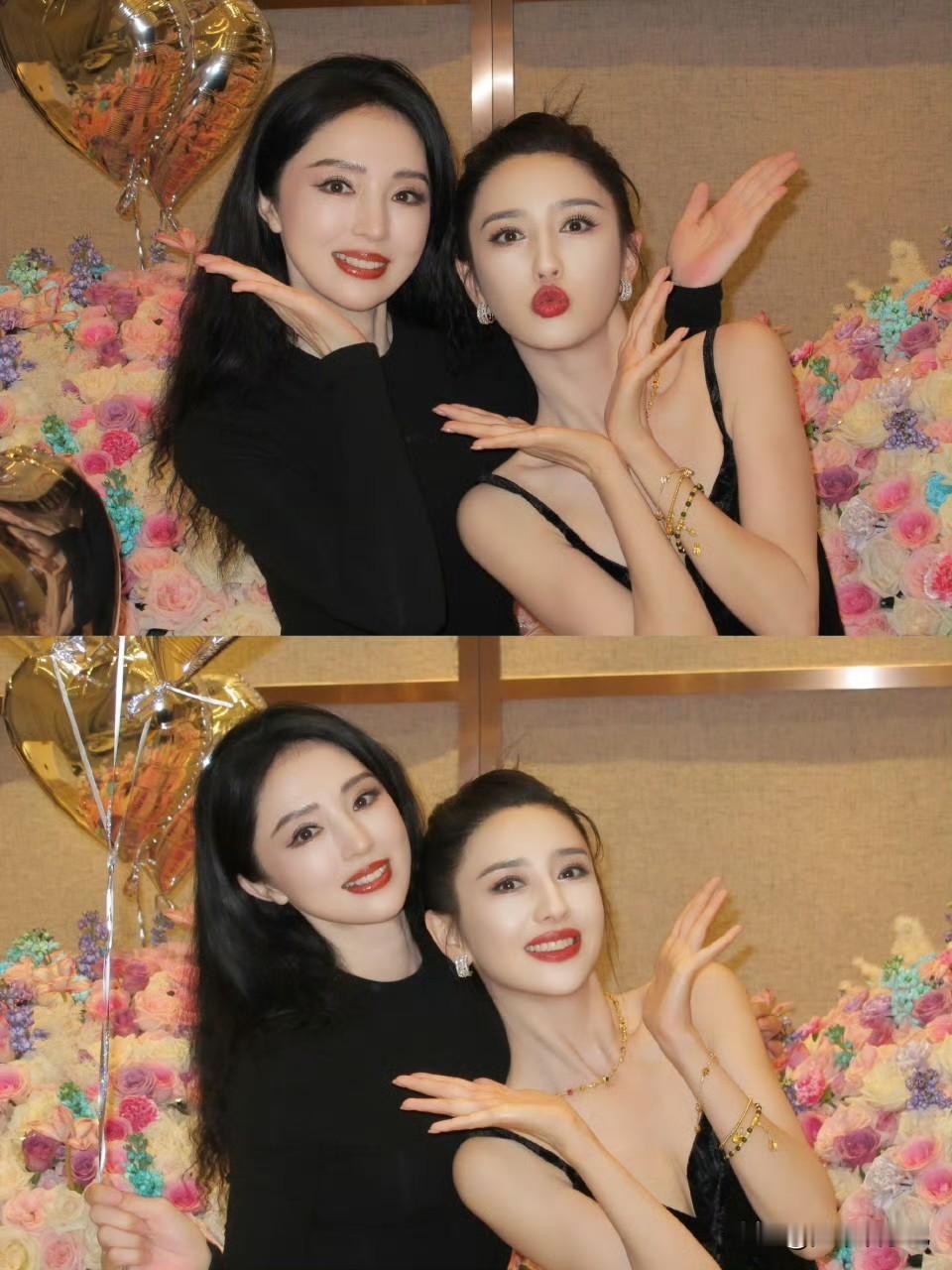 谁懂？她们长得真的很像