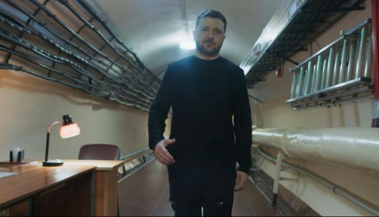 为纪念战争爆发四周年，泽连斯基在该地下掩体群内录制了面向全国的视频讲话，这也是该