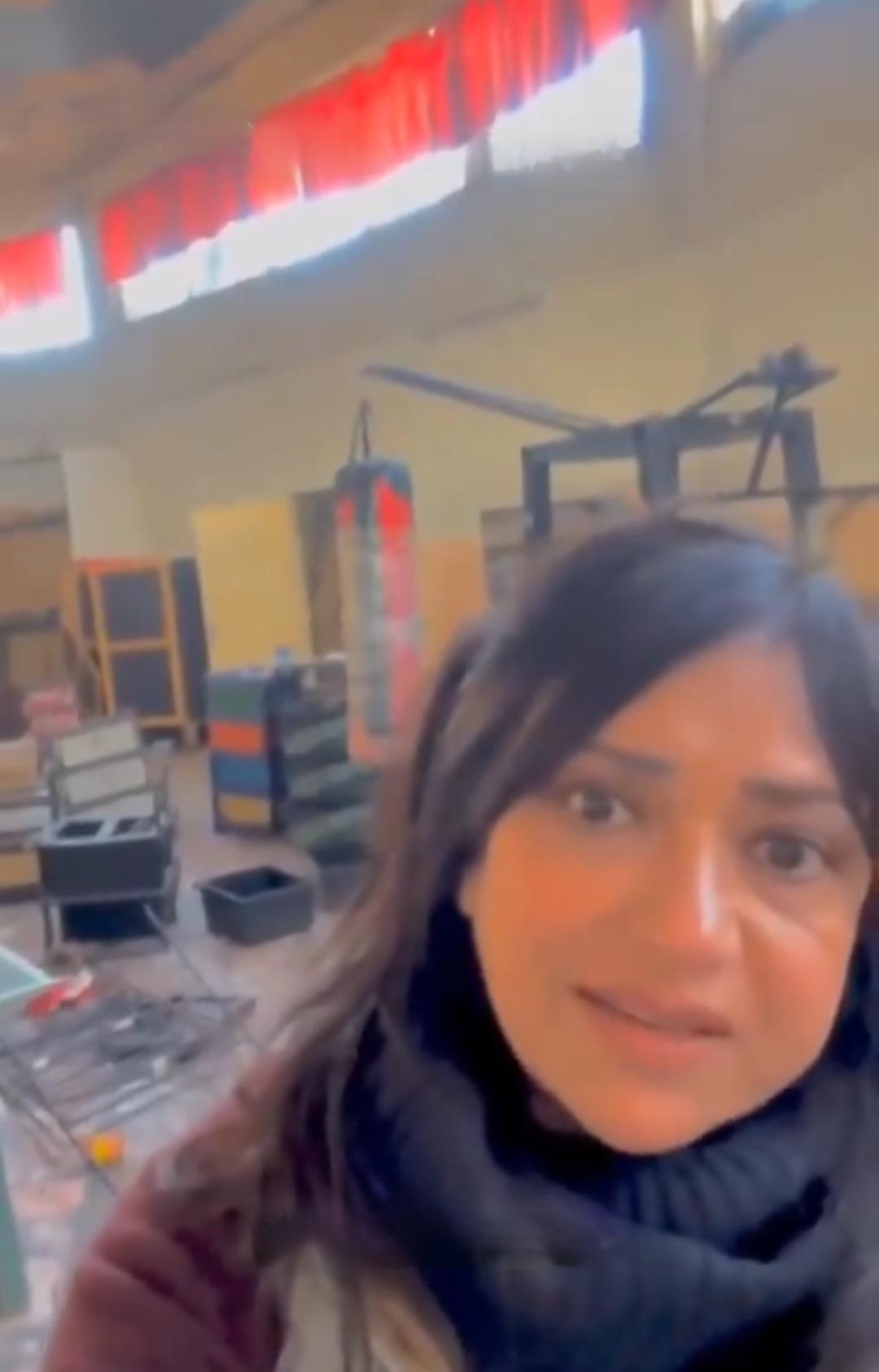 据报道，这是俄罗斯在叙利亚的废弃基地。
这位记者是这样描述的：
