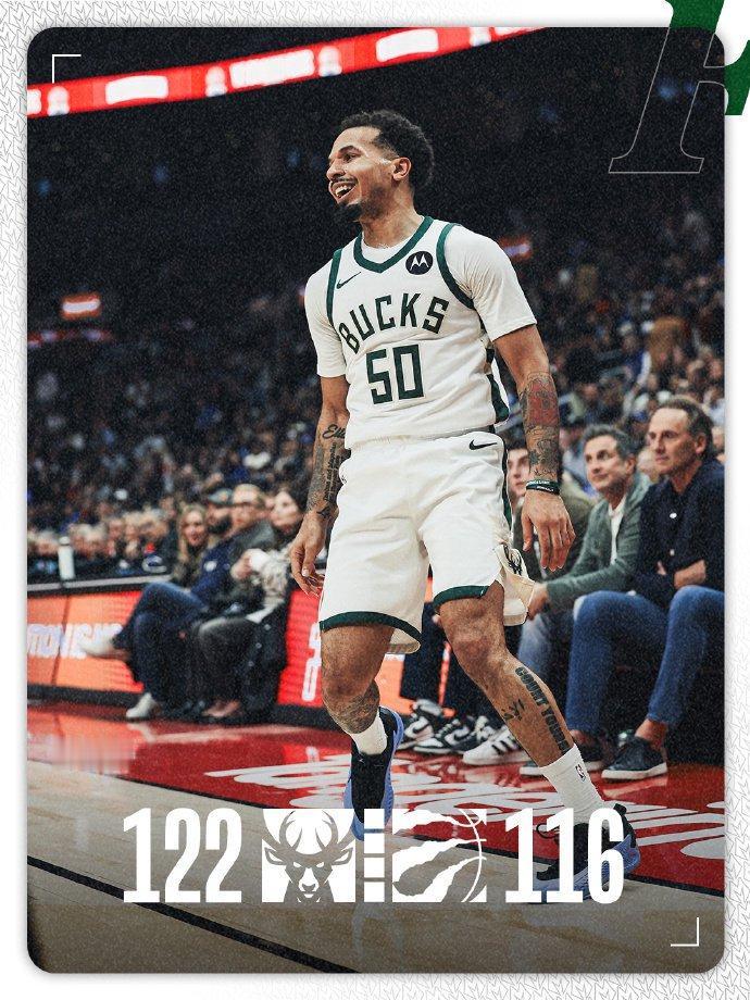 [NBA]雄鹿122-116战胜猛龙
北京时间2025年10月25日雄鹿在客场以