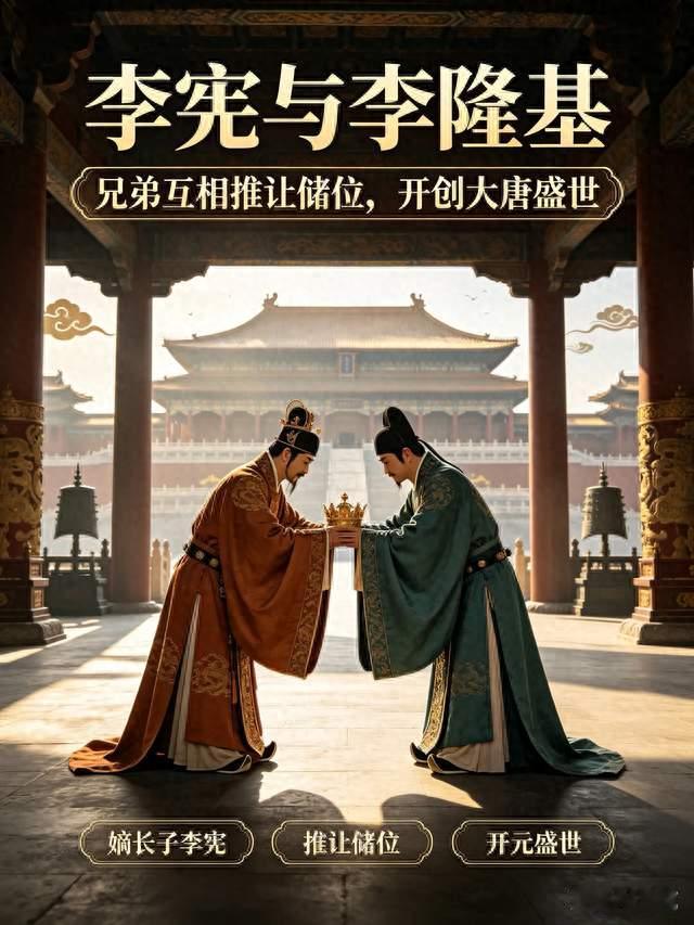 李宪与李隆基：兄弟互相推让储位，开创大唐盛世