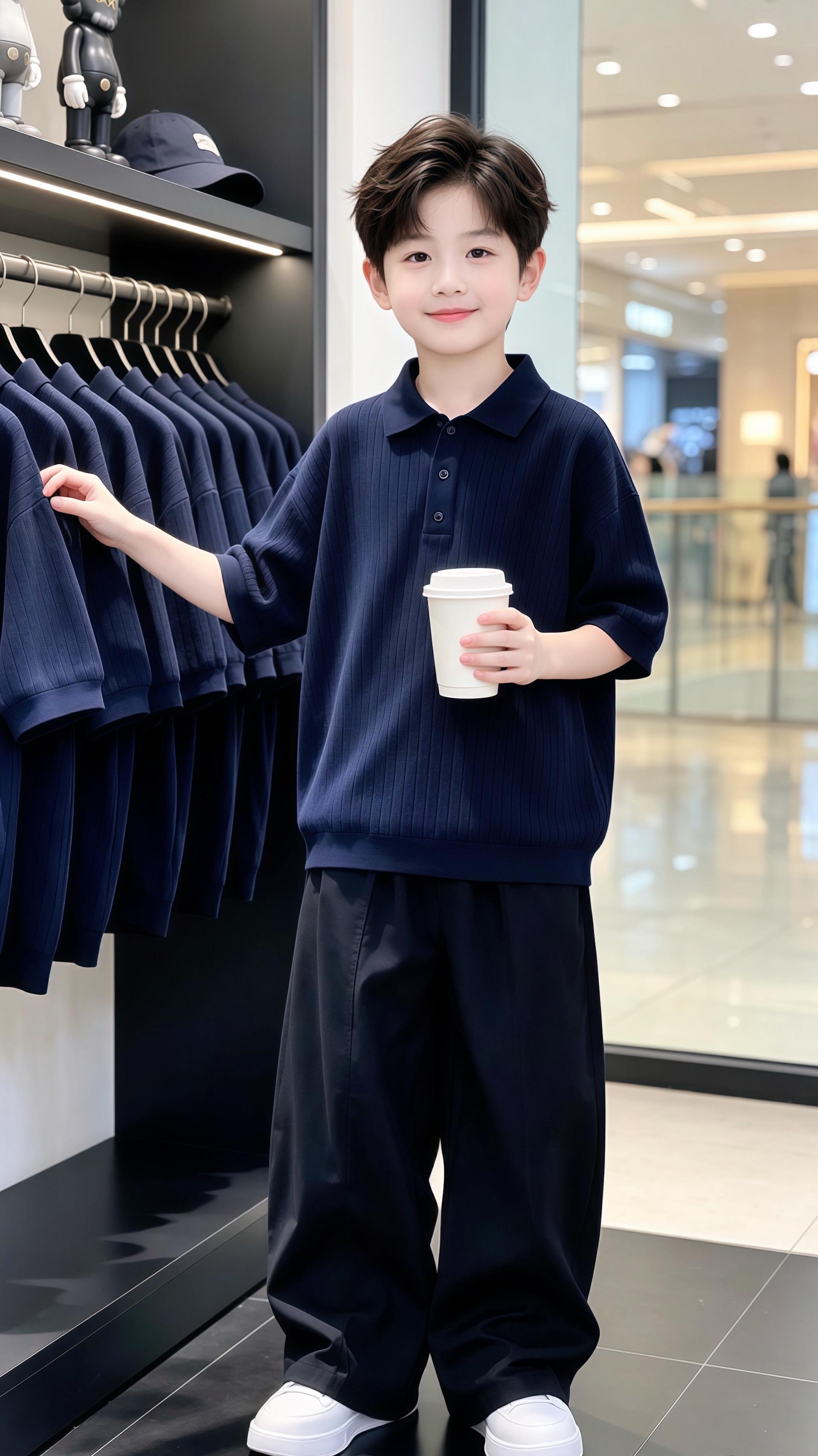 儿童松弛感穿搭 儿子夏季穿搭 童装气质套装 高品质童装童装