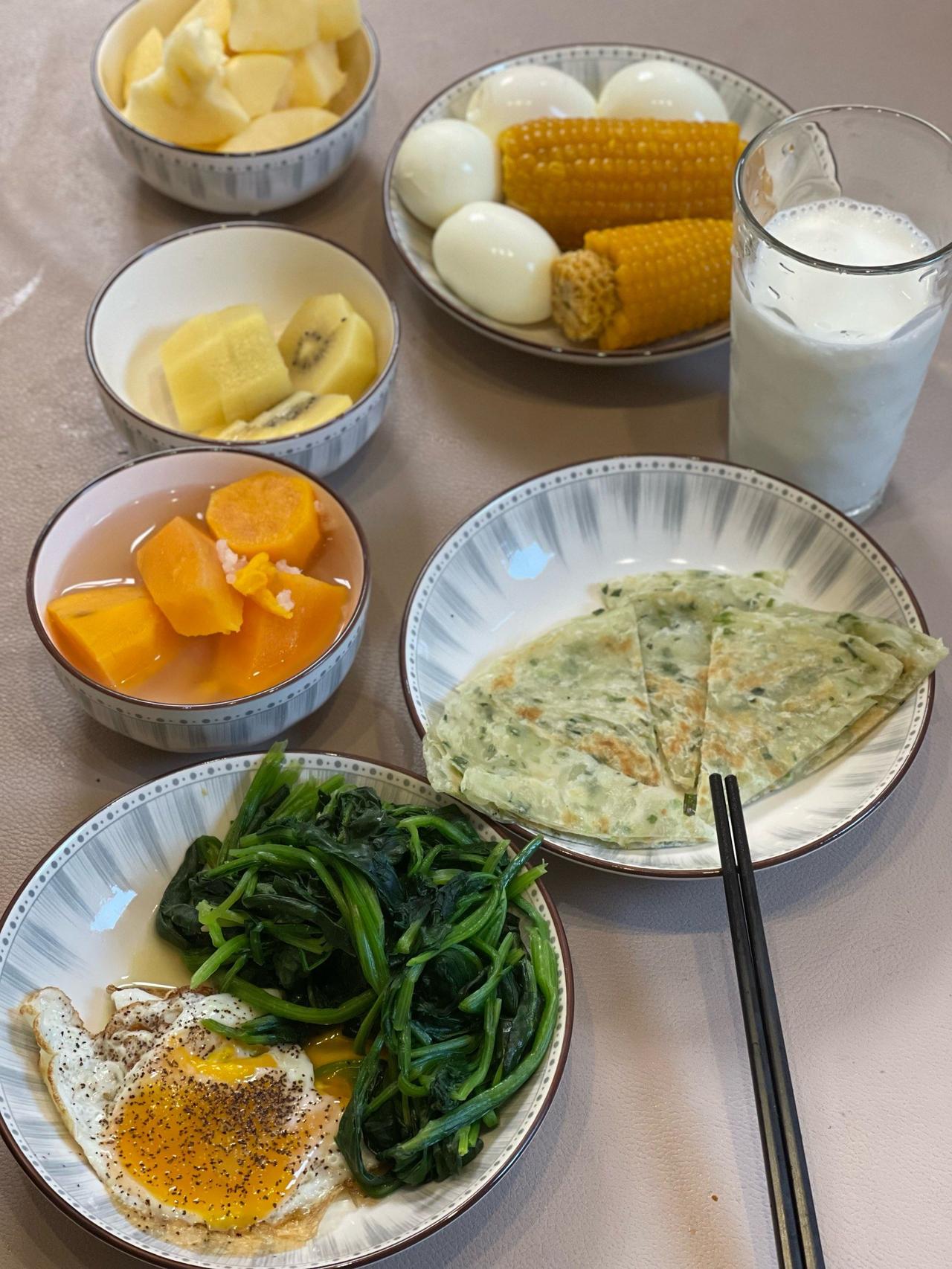 你家的早餐都是家里做还是出去吃？
在我家，早餐从来都是家里精心烹制，而非外出将就