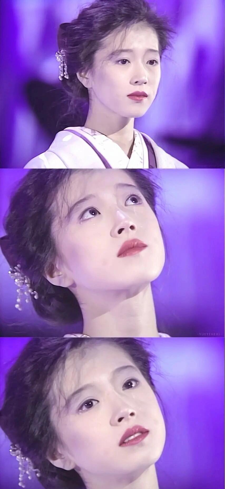 昭和美人中森明菜！幽冥相美人，清苦孤愁而反叛不甘，易碎清冷感。神态仓皇 皮相细薄