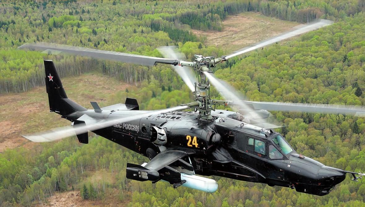 每天认识一件兵器 俄罗斯Ka-50“黑鲨”武装直升机Ka-50“黑鲨”是卡莫夫设