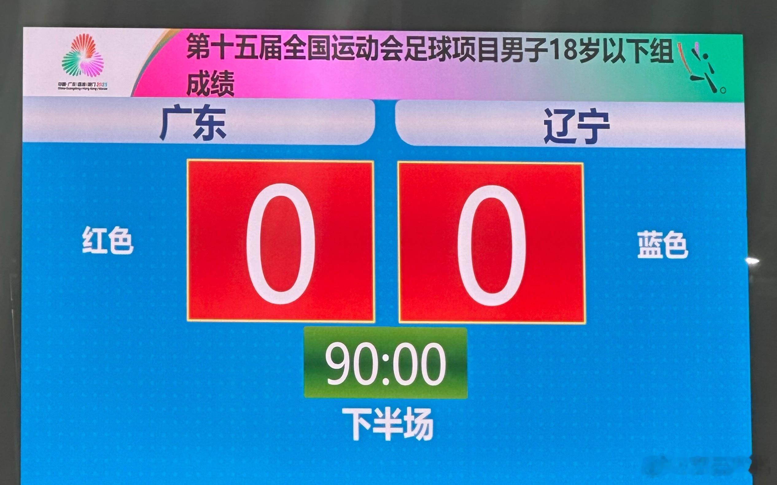 辽宁队小组第一晋级！第十五届全运会 第十五届全国运动会，足球项目男子18岁以下组