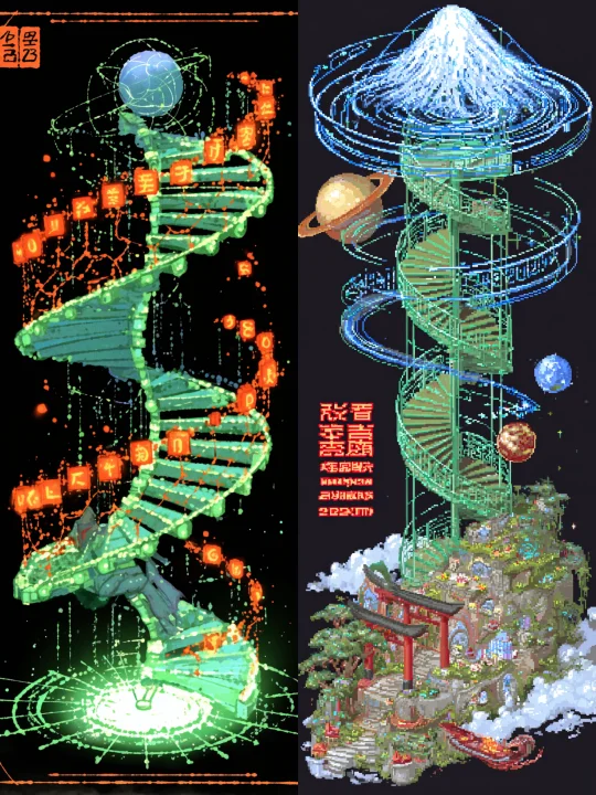 螺旋结界中的通天塔