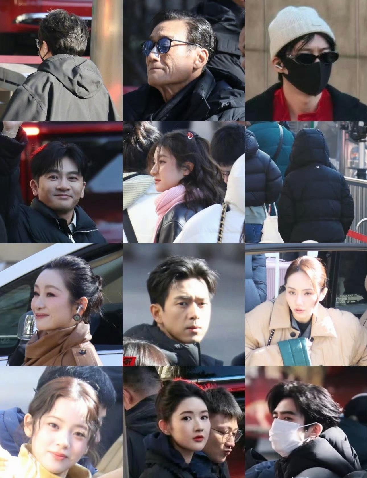 春晚第三次联排的明星路透🈶，大家都期待谁的舞台？ 