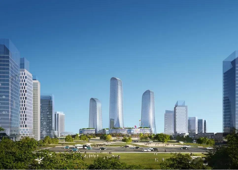 【城市巨变】近日，由城发投集团所属城投集团建设的高铁片区超高层地标建筑项目57号