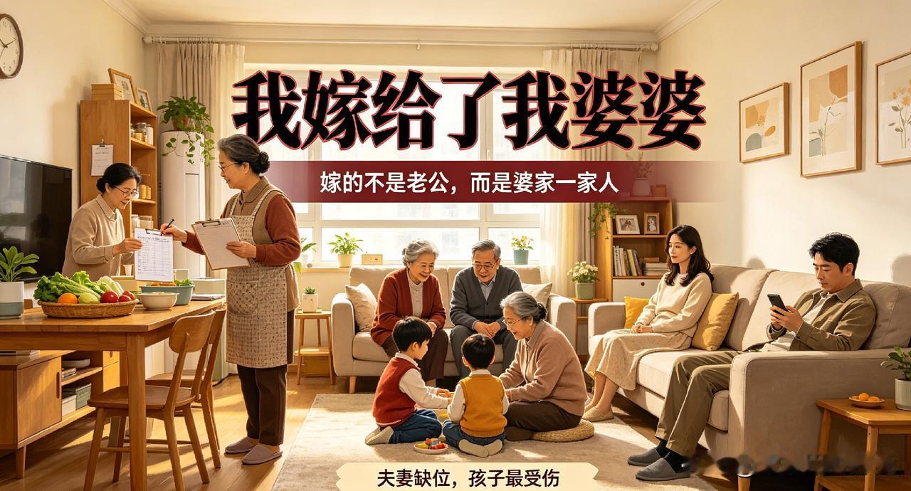 很多90后宝妈，其实根本不是嫁给老公，而是嫁给了婆婆
 
听过最扎心的婚姻真相：