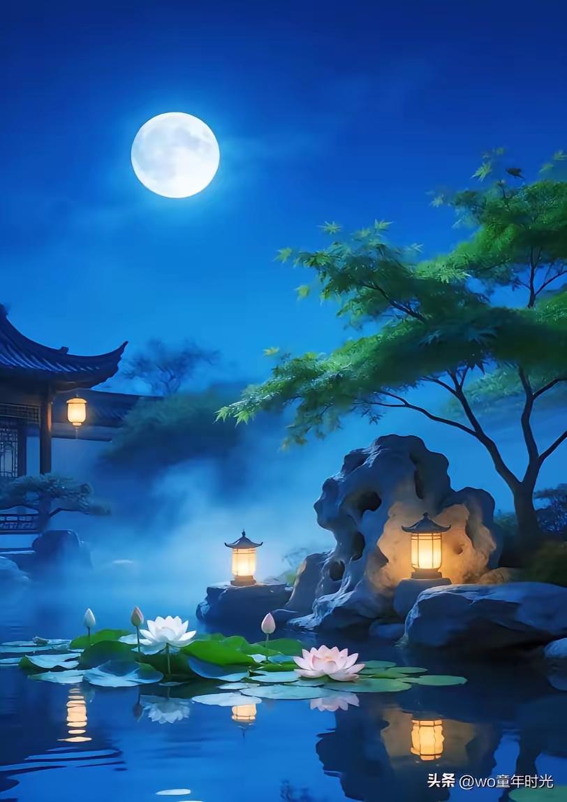 天净沙·月夜思愁
明月高挂神州，
清辉漫洒难休。
夜色朦胧韵留。
念思盈袖，
一