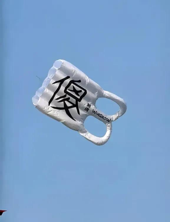 这是谁放的风筝？路过小心别抬头看，要不然会被骂！[狗头]