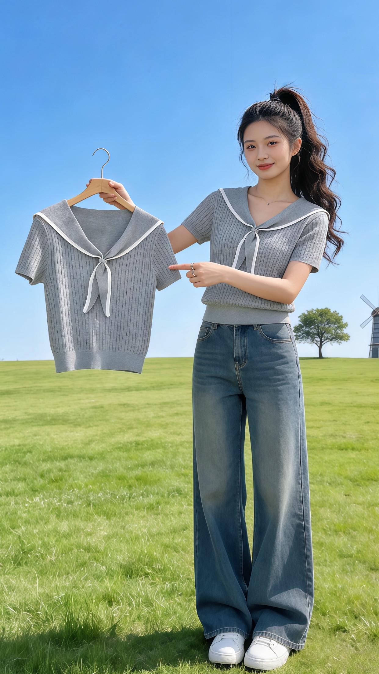 当小个子女生找到自己的穿搭优势 当方圆脸放弃幼态穿搭 夏季短袖穿搭推荐...