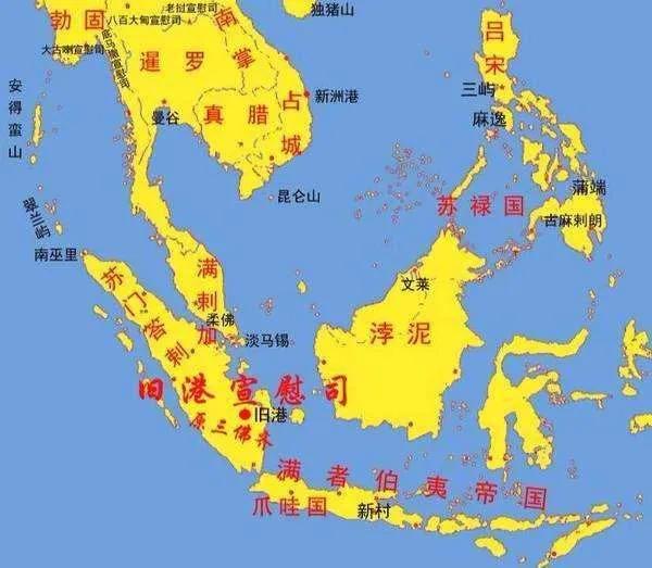 华人建国东南亚，明代还真不少呢！

1.顺塔国，又名莆家龙，大约在今印尼爪哇岛北