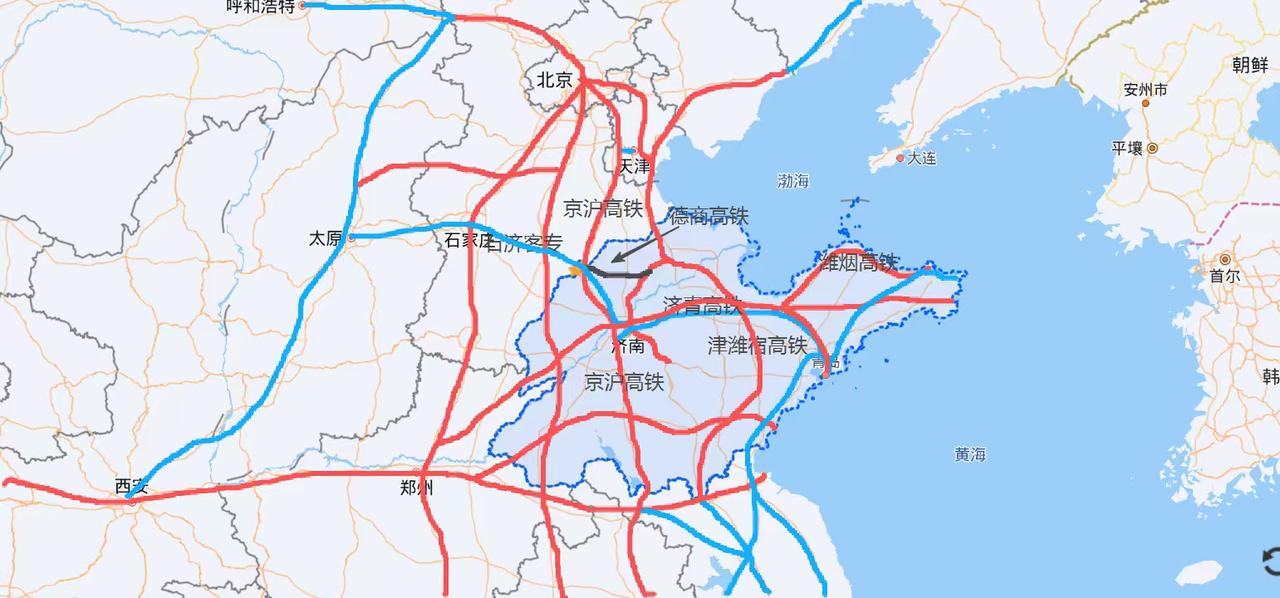 山东 德商高铁，打通黄河三角洲与晋冀两省通道的关键一段，不知客流如何？
    