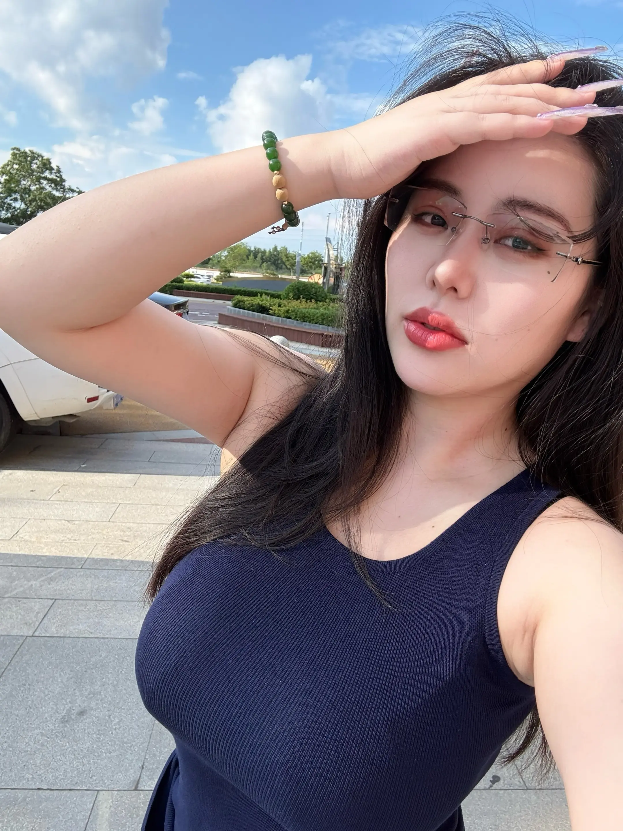 今天的新乡感觉一秒到三亚了