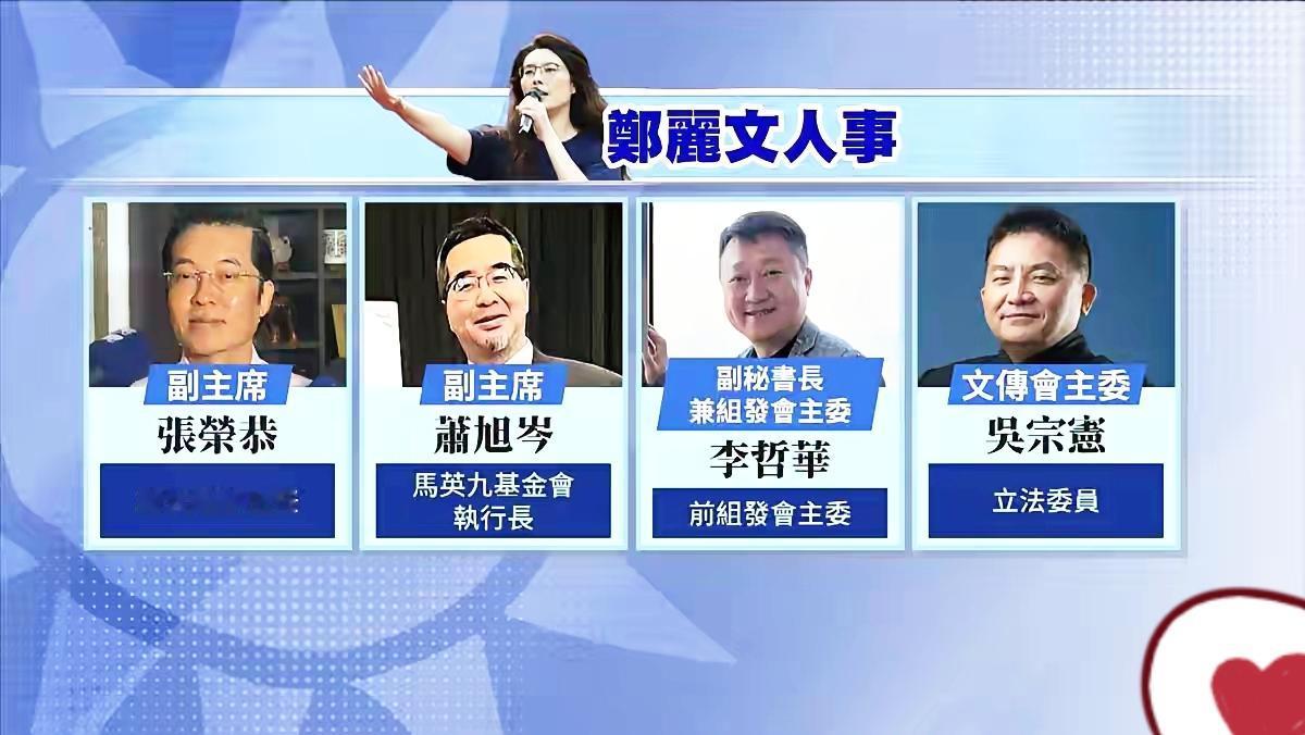 郑丽文抛出比自己当选党主席更震撼的震撼弹，赖清德们和赵少康们傻眼！
 
刚当选国