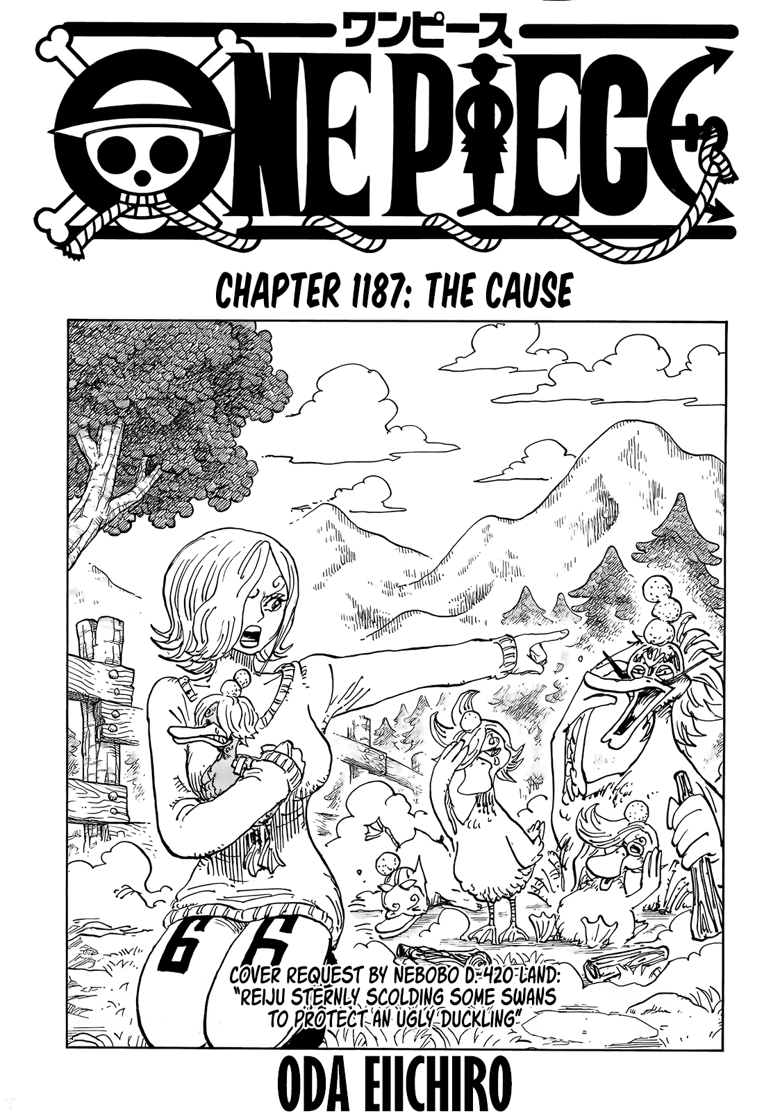 （英文版）海贼王1187话漫画高清全图《元凶》（TCB版）。日语原文直译完整解说