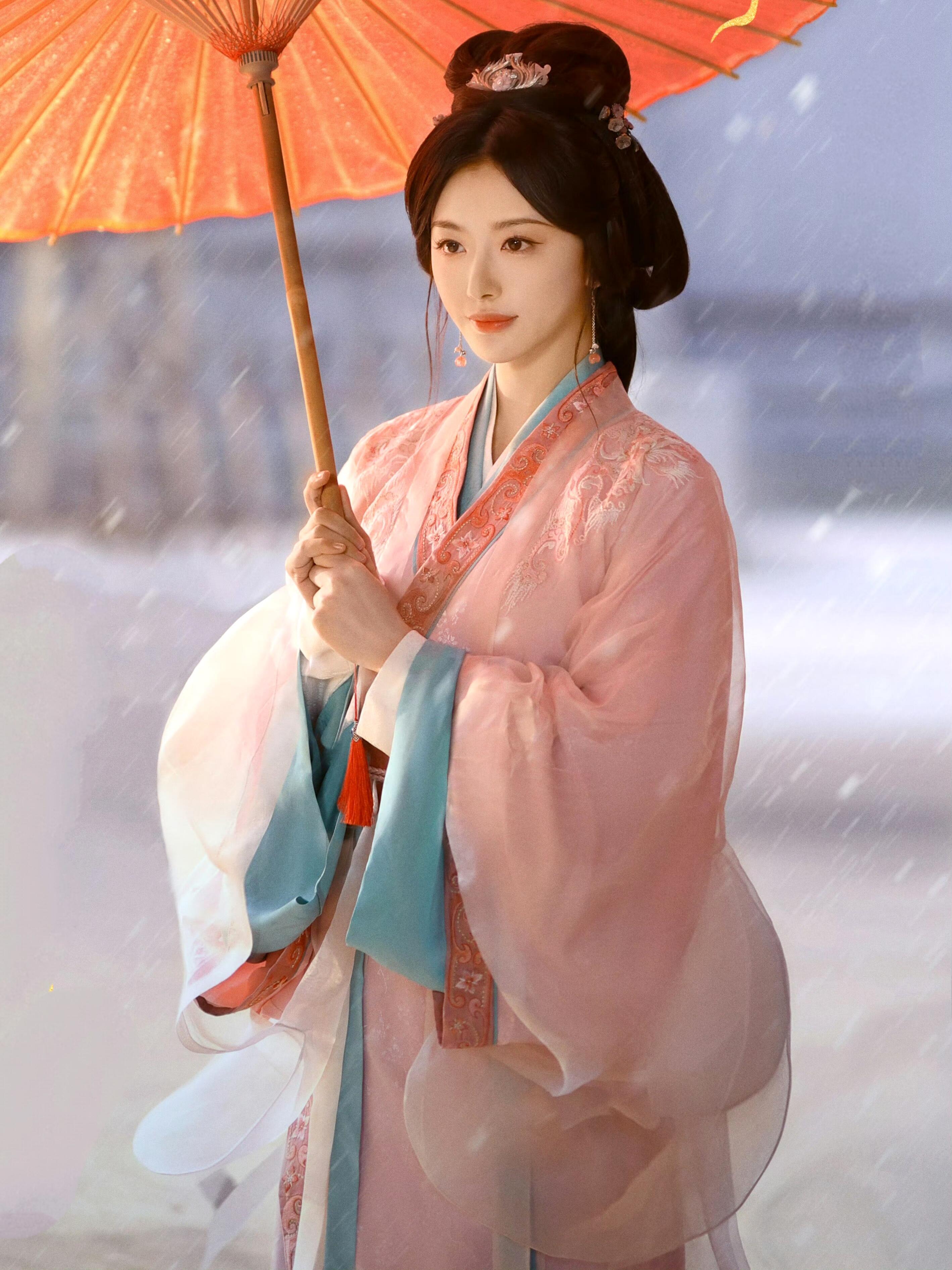 孔雪儿古装仪态她的整体气质好适合古装简直就是美神降临 