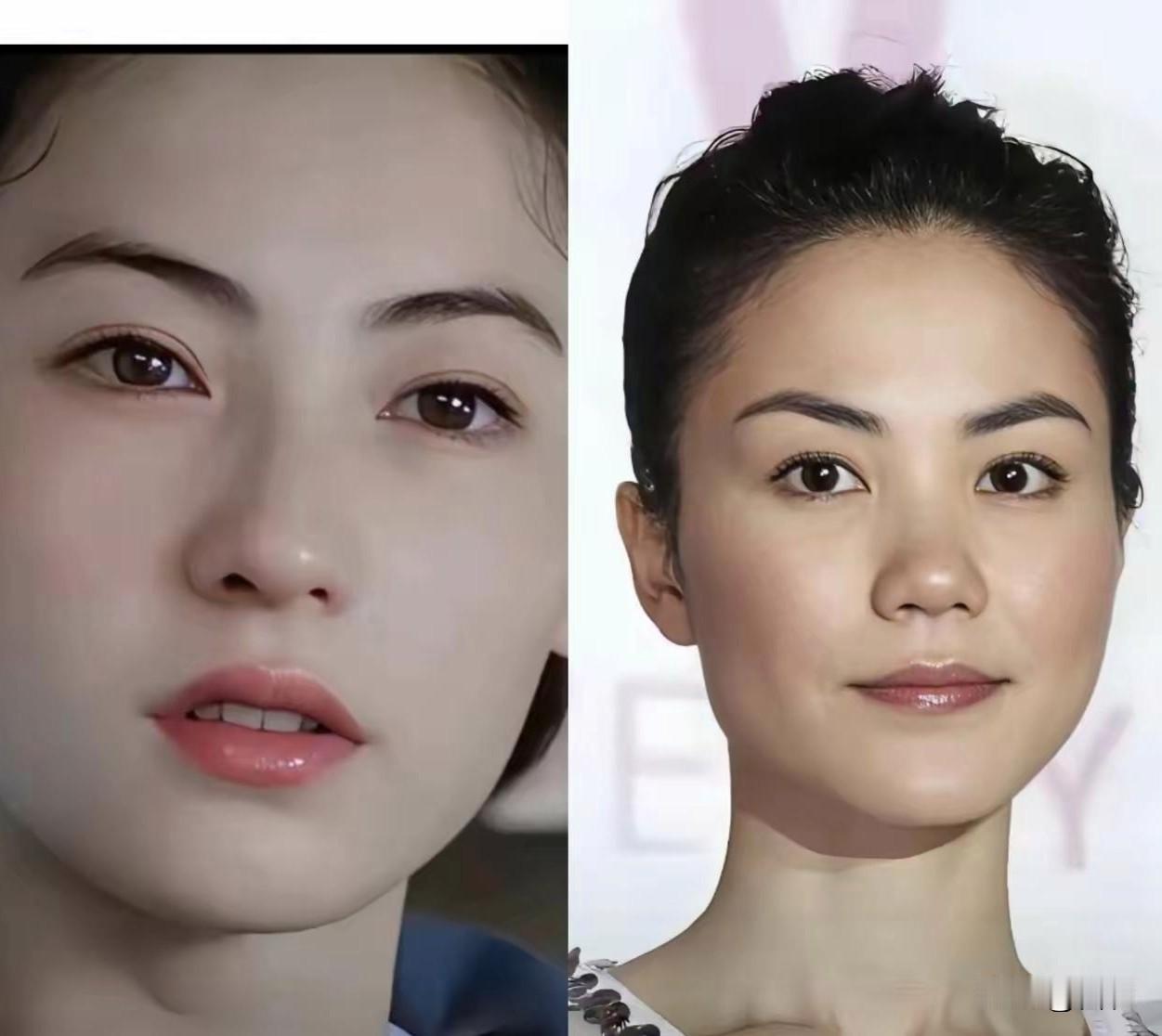 说实话，如果我是男生，就算给我一百次机会，我也会坚定选择张柏芝
抛开外在的高颜值