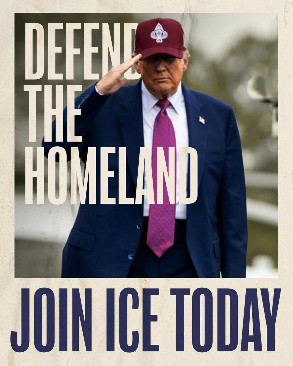 🚨🇺🇸 ICE 称“美国需要你”

美国移民及海关执法局 (ICE) 刚刚