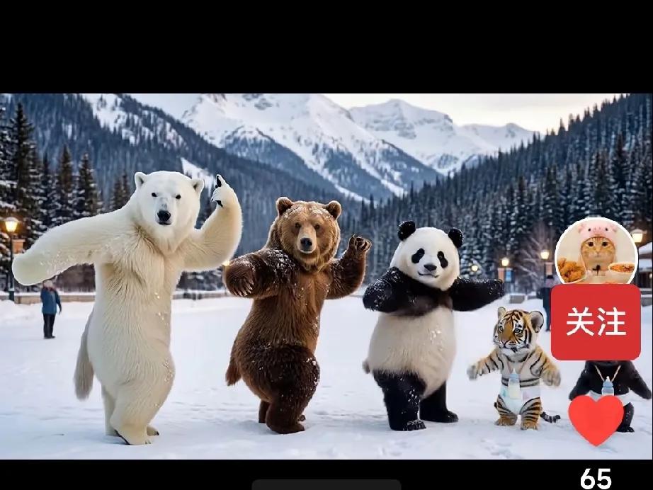 那两个挂奶瓶🍼的就是来凑热闹打酱油的，应该就留下三个大的表演！[笑哭][笑哭]