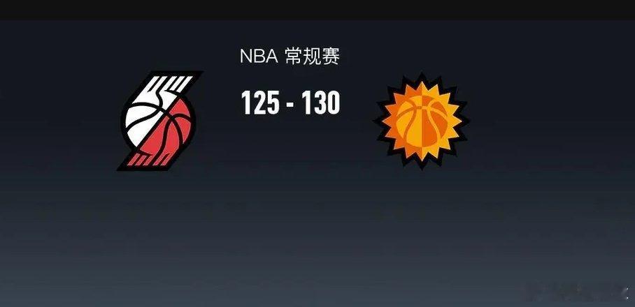 开拓者8人上双125-130太阳遭6连败，杨瀚森未登场，吉莱斯皮30+10北京时