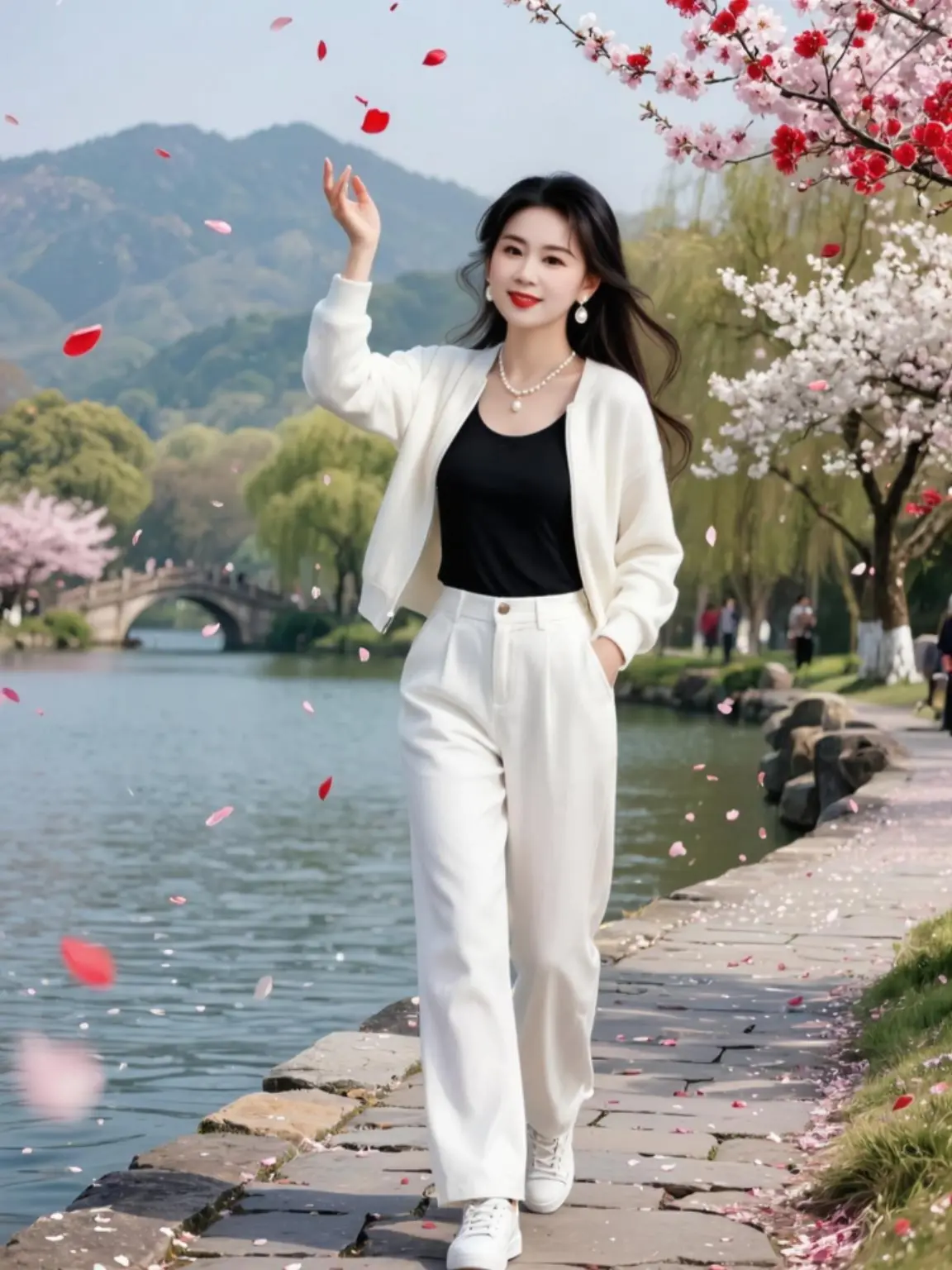 AI湖畔写真 随变ai随便玩