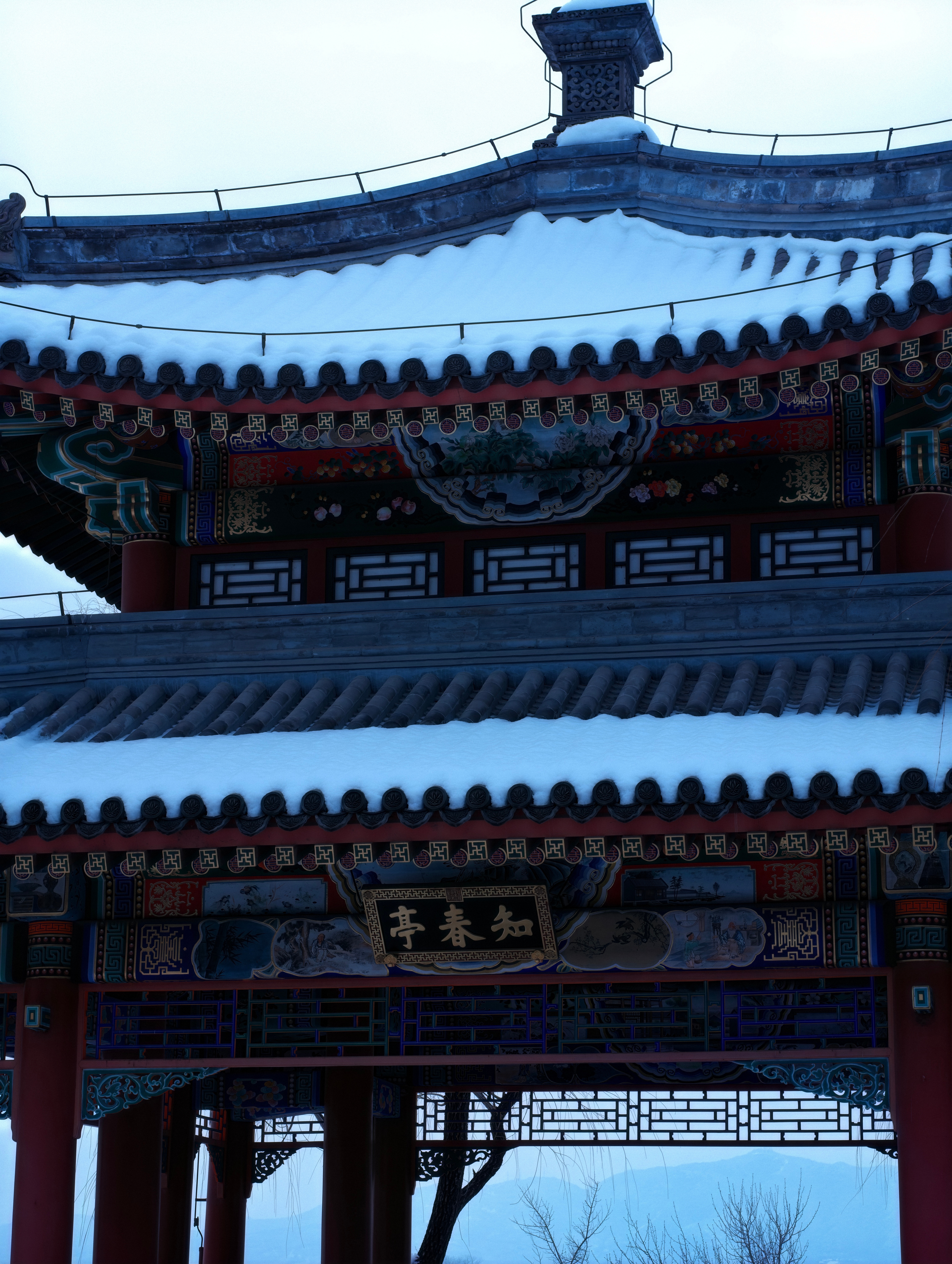 带咩西去看雪后的颐和园带着咩西去旅行 北京·颐和园