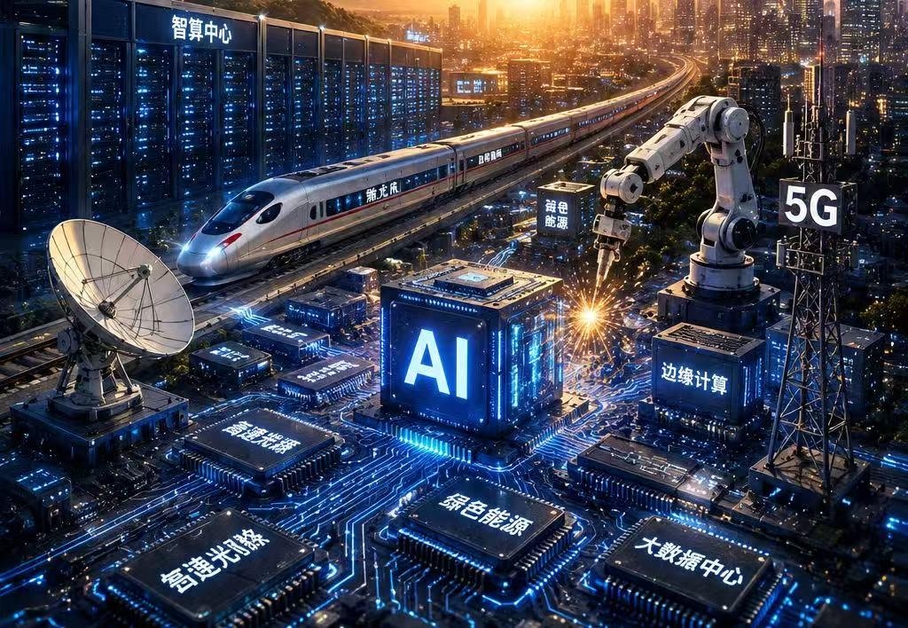 内蒙古的风开始喂AI了都说中国是AI基建狂魔，内蒙古项目就是最好缩影。一边大力布
