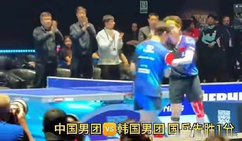 昨晚，国乒男队在和老对手韩国男乒8进4争夺战当中，贡献了一场非常完美的发挥。特别