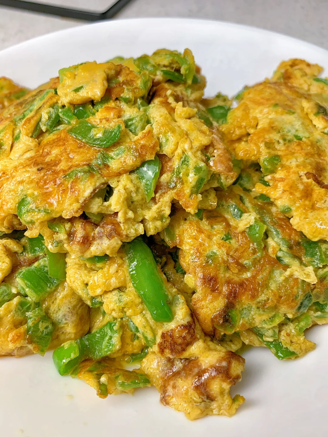 家常美食青椒斩蛋一遍就会 蛋香浓郁超下饭