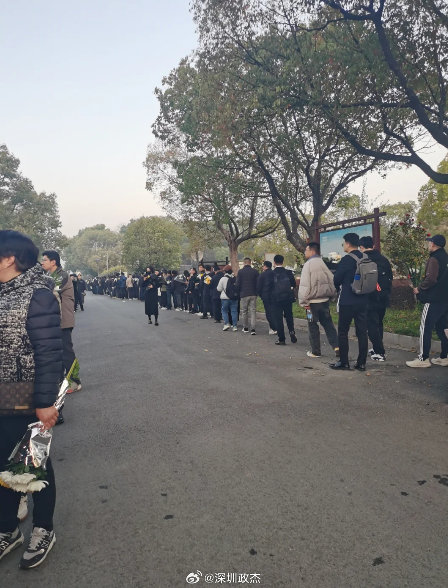 刚看到说排队送张雪峰的人，排了好几公里，整个苏州城的菊花都快买完了。而且大部分都