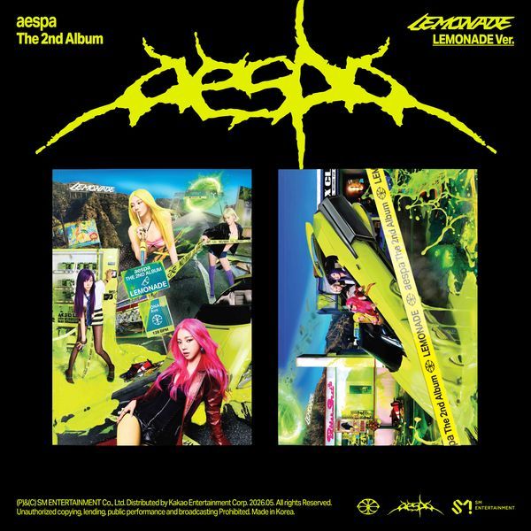 aespa《LEMONADE》H榜实时销量突破8️⃣0️⃣万🎉以首日销量打破2