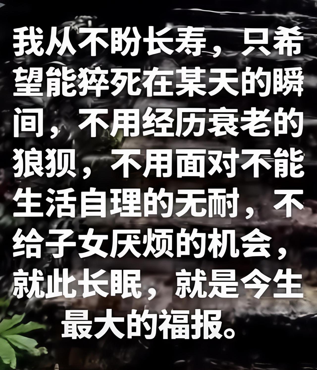分享一句人生感悟今天刷抖音，看到一段话，忽然就共鸣了！