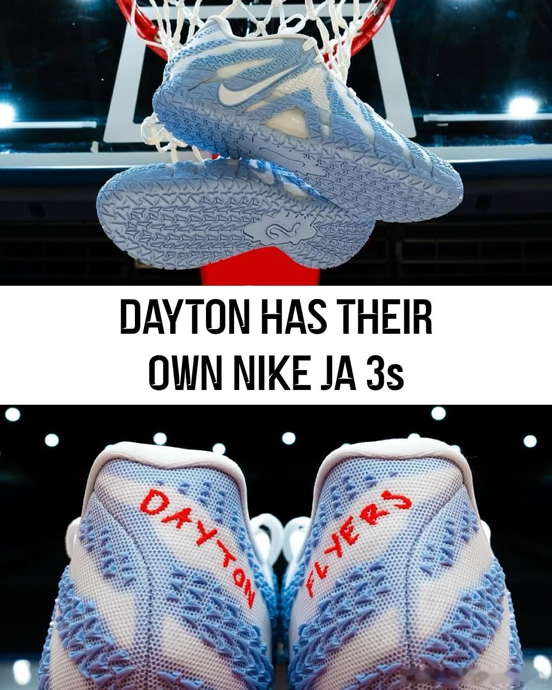 戴顿大学男篮配色Ja 3。