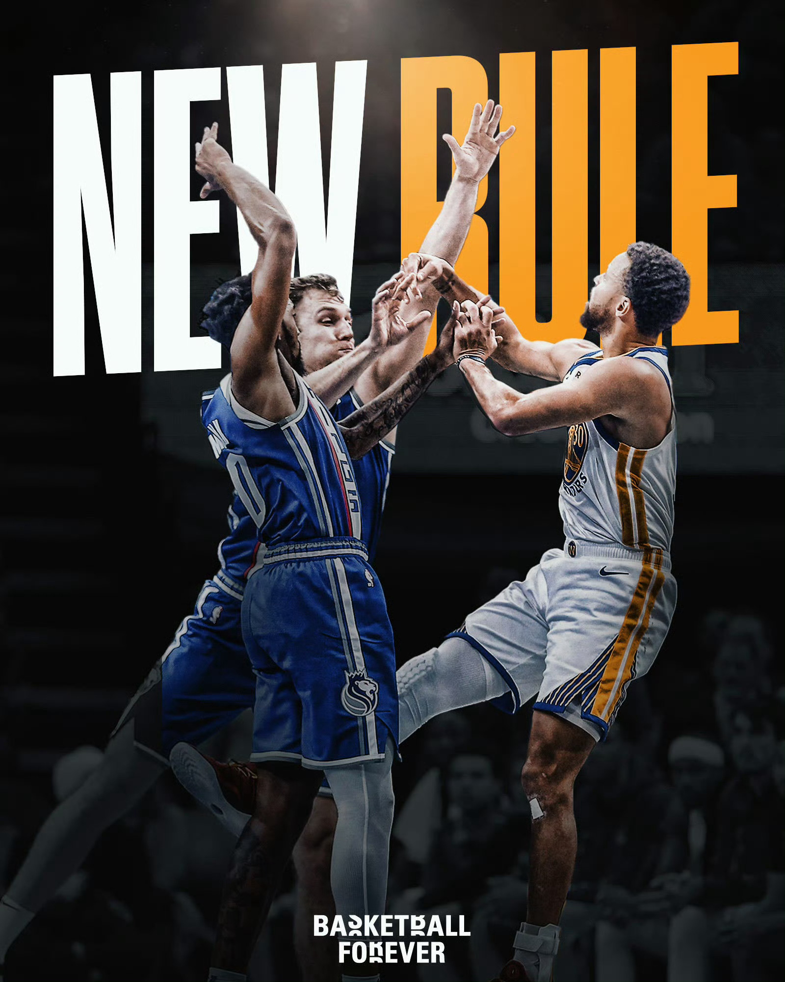 NBA新规正式施行，防守球员不得在进攻球员投篮前后击打其手部。  好事儿。 ​​