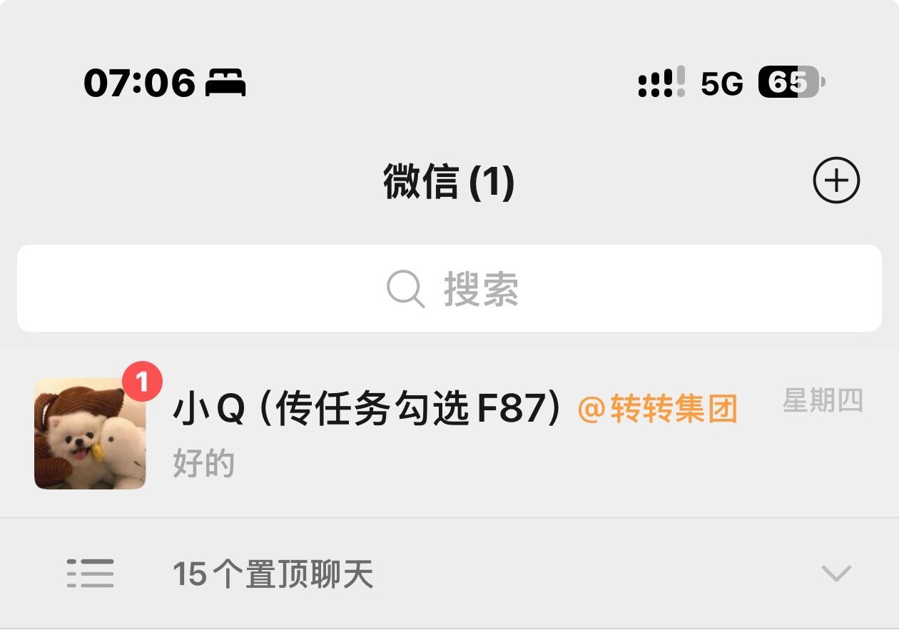 待办置顶是消不完的，没回就拍拍我[捂嘴哭]  ​​​