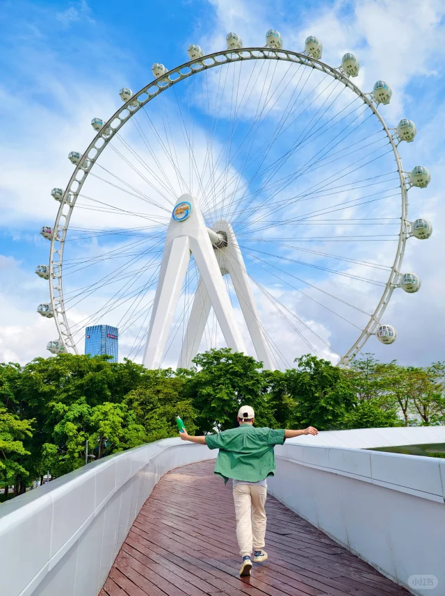 深圳地铁口！打卡浪漫摩天轮还有檀健次😍