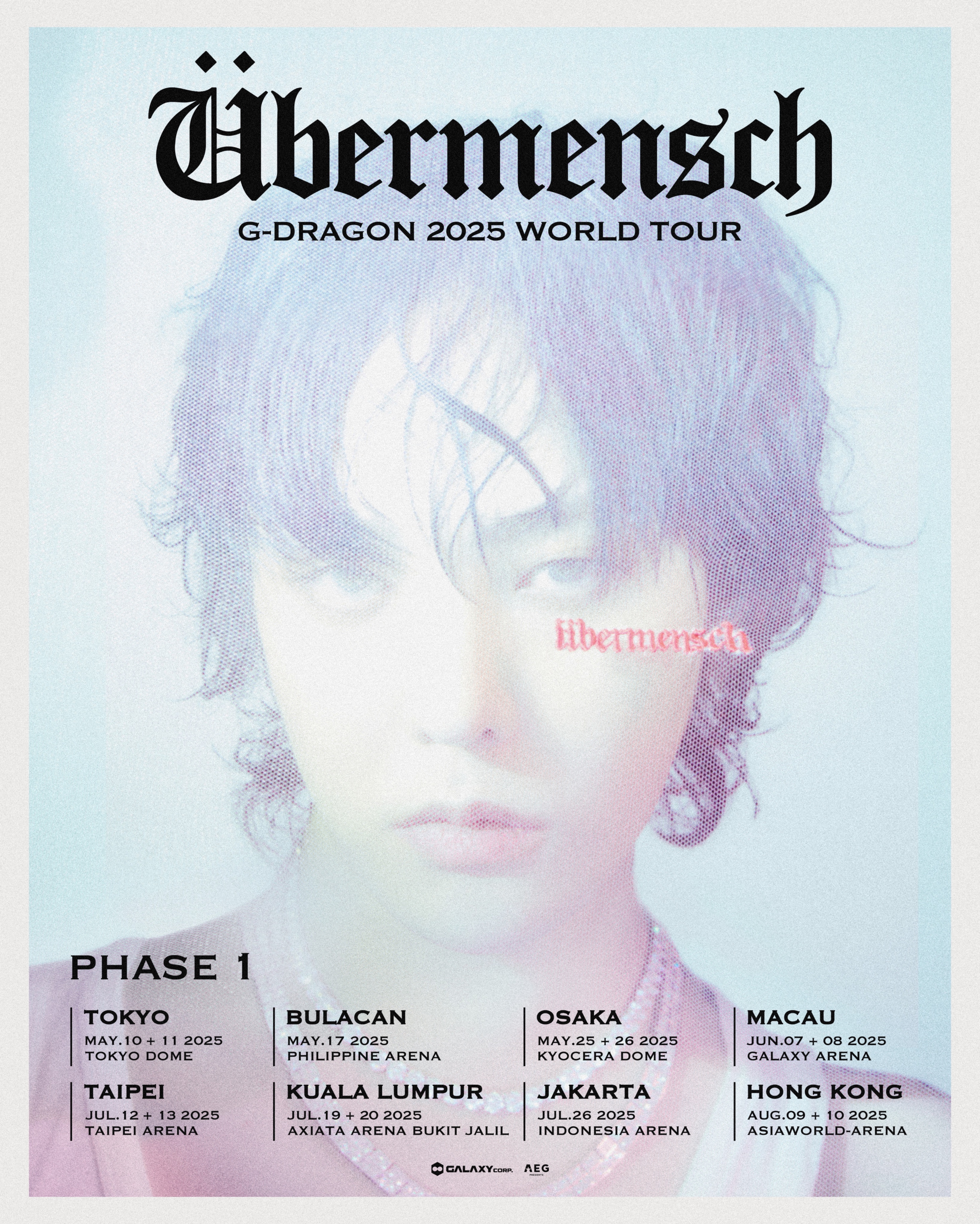 权志龙世巡 “G-DRAGON 2025 WORLD TOUR [Übermen